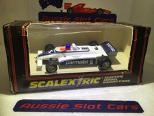 SCALEXTRIC RARE PARMALAT BRABHAM BT49 #5 C139 SLOT CAR 1/32 - EC - Display Case
