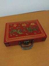Mah-jong Chinese  Set In Red