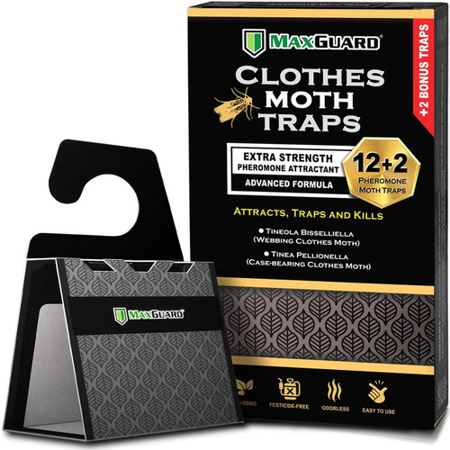 Clothes moth traps - clothes, (12+2