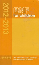 BNF for Children (BNFC) 2012-2013 Book The Cheap Fast Free Post