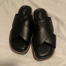 Womens Rock port Sliders Size 4 Black