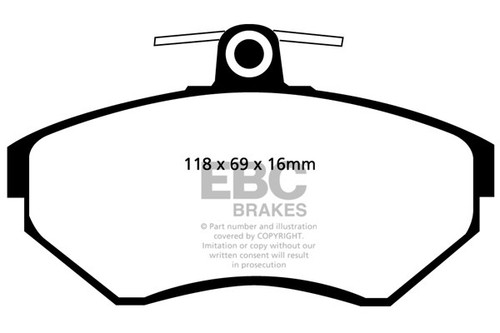 Ebc greenstuff front brake - ebc,