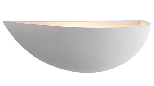 Plaster wall uplighter 405mm - plaster,