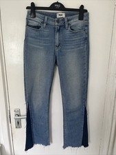Paige Blue Bootcut Jeans Size