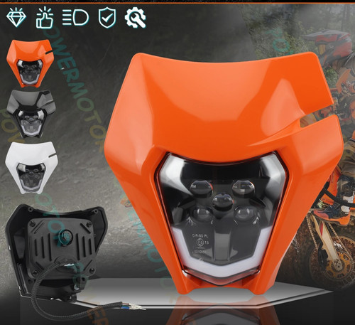 Led headlight plate for - led, ktm