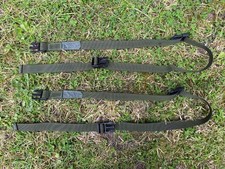 2 x BRITISH ARMY DAY SACK LINK STRAPS - Rucksack Yoke Webbing Harness Side Pouch