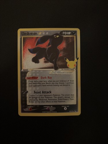 Pokémon umbreon tcg - umbreon, gold