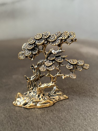 Solid brass plum blossom - solid,