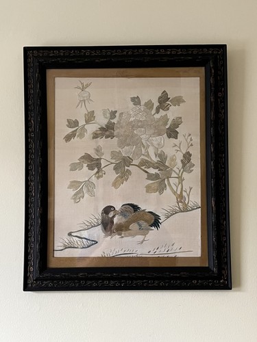 Antique vintage chinese silk - vintage,