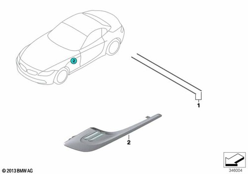 Bmw genuine left - left, additional