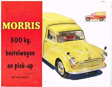 MORRIS MINOR SERIES III VAN PICK-UP ORIG. 1966 FACTORY SALES BROCHURE (NL TEXT)