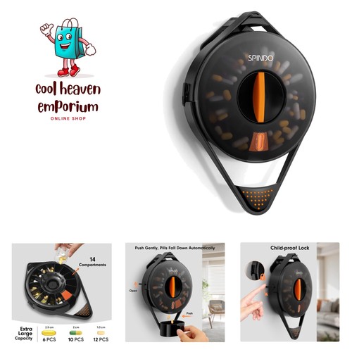 Weekly pill dispenser - weekly,