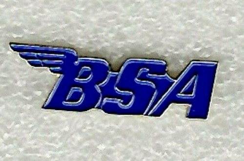 Bsa blue coloured pin - bsa,
