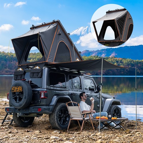 Rooftop tent hard shell with - tent, hard-shell
