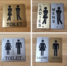 Toilet Door Sign Mens Ladies