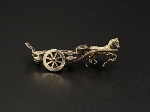 Edwardian silver plated pin - edwardian,