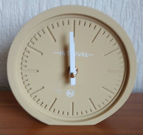 Desk mantel clock - mantel, by