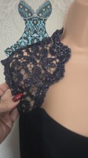 Beautiful Blue Silver Lacey
