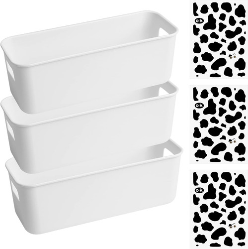 Pcs plastic storage baskets - 3,