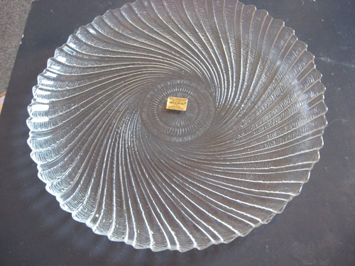 Vintage arcoroc glass plates - vintage,