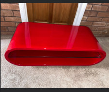 TechLink Ovid OV95 Gloss MODERN RED TV Stand - Contemporary TV Stand