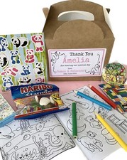 Personalised Childrens Kids Wedding Activity Pack Party Favour Box