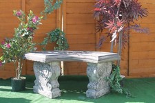  CURVED BENCH SEAT STONE GARDEN PATIO FEATURE