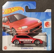 Hot Wheels '92 Honda Civic EG - J-Imports, JDM VTEC, EG6 Si, Hotwheels 