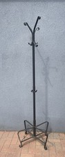 IKEA Portis Freestanding Coat Stand Rack Black Metal