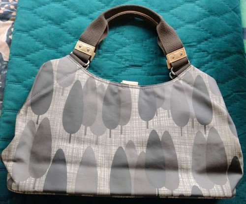 Orla kiely handbag grey trees - handbag,