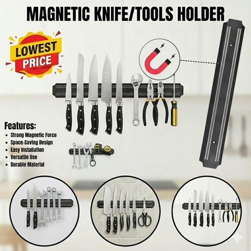 Wall mounted magnetic knife - magnetic,