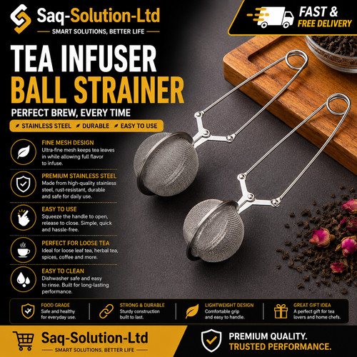 Steel tea infuser - infuser, strainer