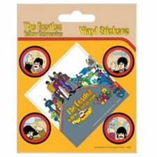 The Beatles set of 5 stickers - Official licensed merchandise