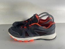 Kalenji Decathlon Kiprun Kids Trainers Size 5/38 Grey Lace Up Running Shoes  -E9