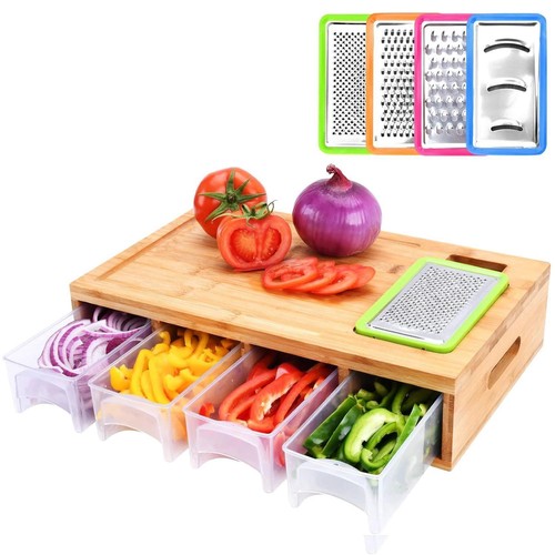 Bamboo smart chopping board - smart,