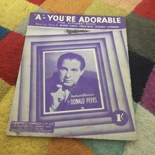 A YOU’RE ADORABLE . Donald