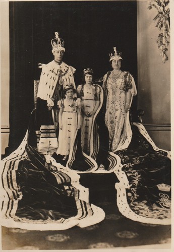 Original postcard 1937 king - *original, postcard-1937*king