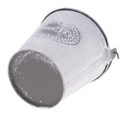 Metal tin pail bucket with - pail,