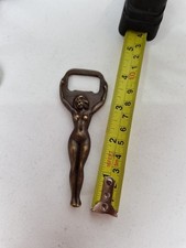 Vintage Brass Novelty Lady