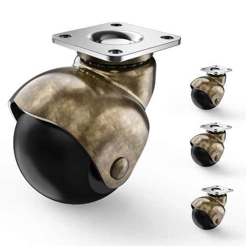 Ball casters inch without - casters,