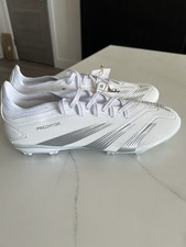 adidas predator 2 FG pearlised white ig 7778 uk UK 8.5 New With Tags - No Box