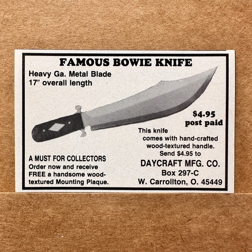 1982 daycraft mfg famous - 1982,