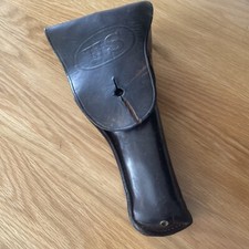 WW1 / WWI U. S. 1911 Holster Marked 1918 A G crack on front and no button  