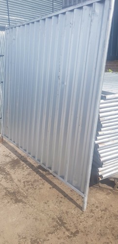 New steel hoarding - x,