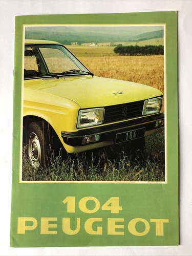 Peugeot 104 car sales - gl, sl
