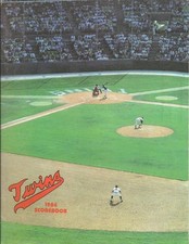 1986 Minnesota Twins v Chattanooga Lookouts - Baseball Programme
