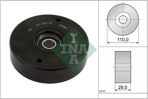 Tensioner pulley ribbed belt - pulley,