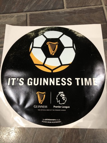 Large guinness sticker - guinness, bar