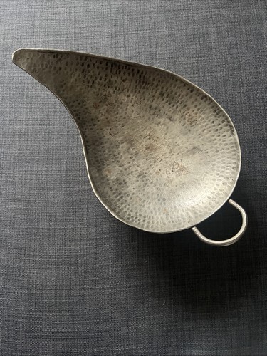 Vintage pewter metal - metal, hand