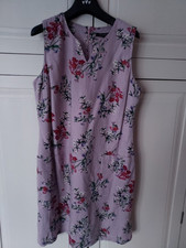 BNWT Peacocks Floral Linen Mix